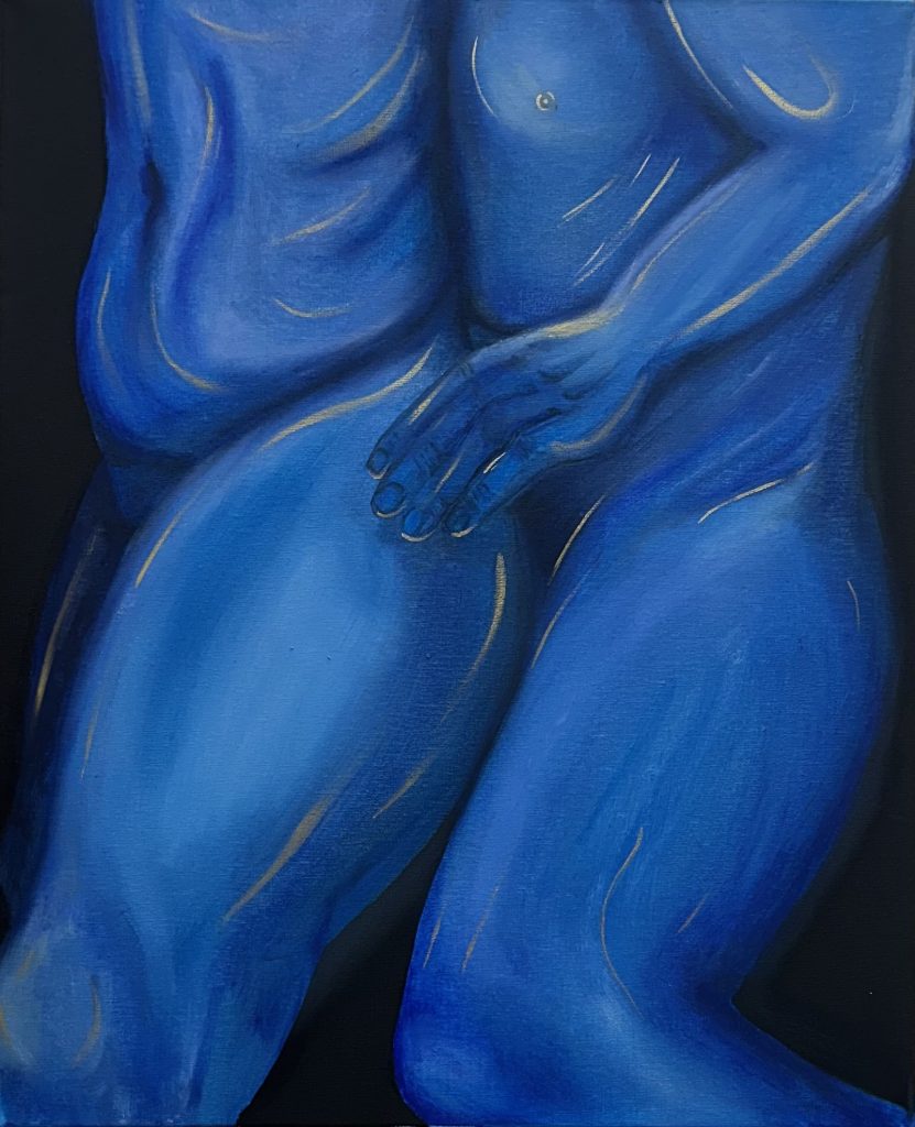 blue spoon